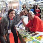 En Stgo de Chile con Alberto Montt, humorista e ilustrador chileno-ecuatoriano. 2011