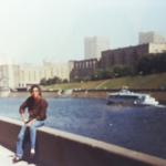 En Río Moscova. Moscú, Rusia. 1992.